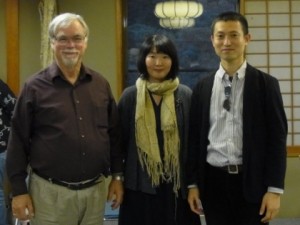 ウィリアム・コナブル博士、かわかみひろひこ&妻の京子さん
