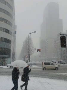 仙台の雪