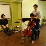 弓を現に持って行くときに、背中側(特に肩甲骨周辺)が広く