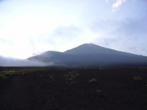 2006年8月　須走口から見た富士山